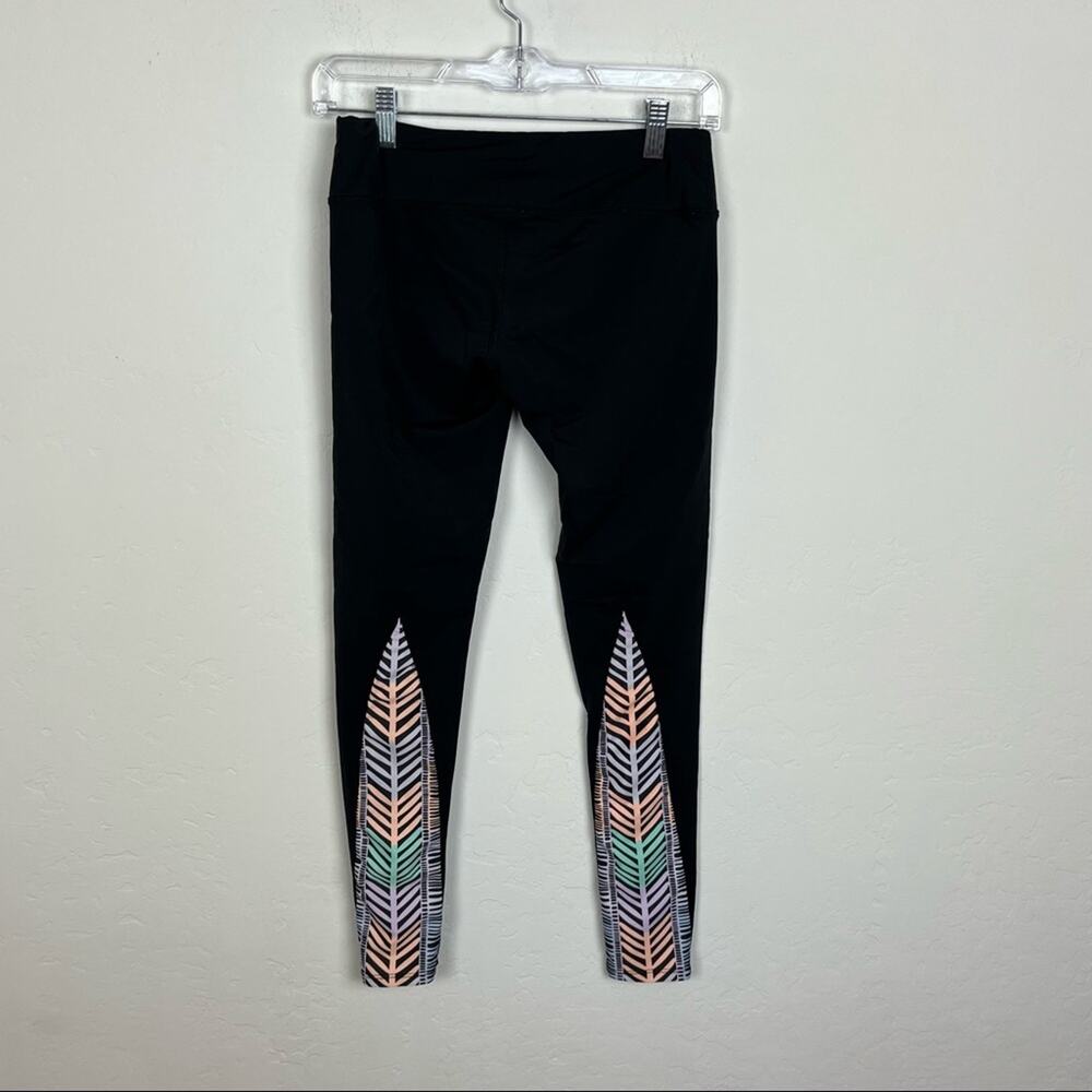 Mara Hoffman Active Black Pattern Leggings - image 6